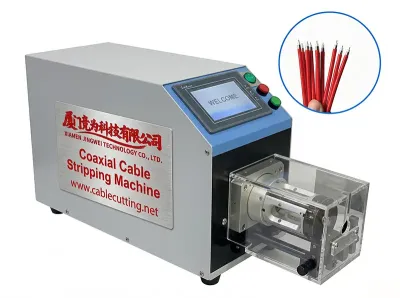 Peladora Automática de Cable Coaxial y Médico WPM-6806D