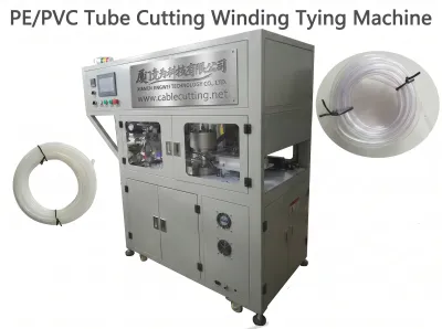 Máquina Automática de Corte, Bobinado y Atado de Tubos PE/PVC 02SL