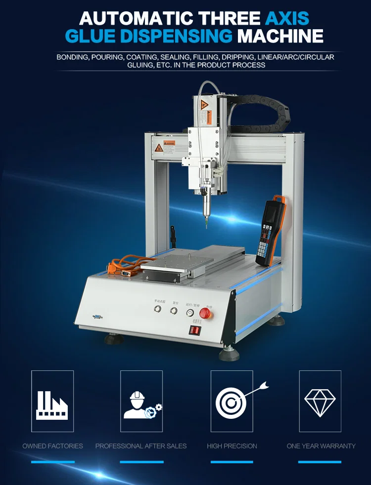 Máquina dispensadora automática universal de silicona / resina epoxi / pegamento UV, máquina dispensadora de resina epoxi, dispensadora automática de pegamento, máquina dispensadora de silicona 