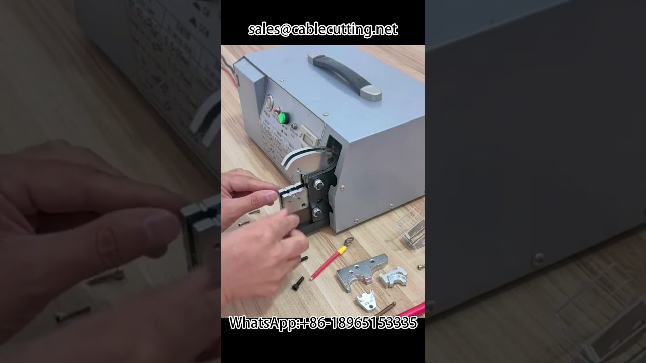 Crimpado de terminales eléctricos: desde 0.25 hasta 70 mm² - Máquina profesional