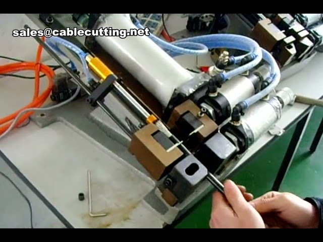 Máquina Automática de Pelar y Cortar Cables - Equipo de Procesamiento Industrial de Alta Velocidad