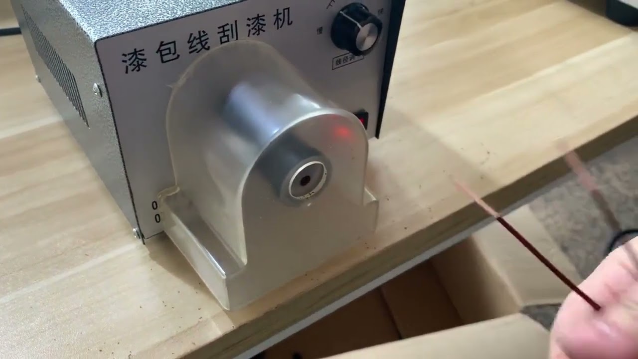 Máquina peladora de alambre de cobre esmaltado WPM-550 - Decapado eficiente para reciclaje