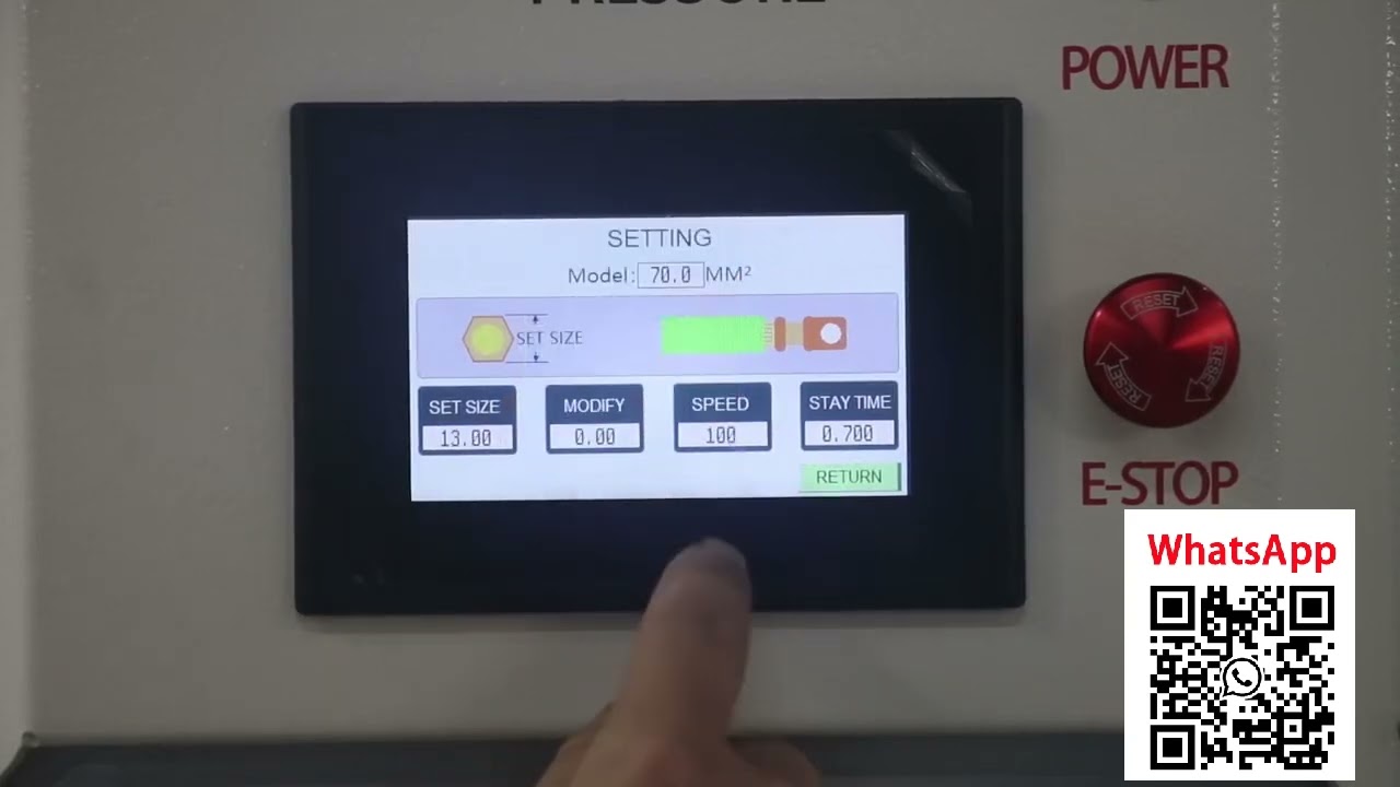Máquina de crimpado libre de matriz hexagonal: precisión y eficiencia industrial