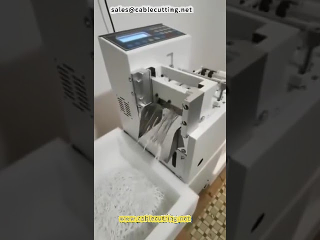 Cortadora automática de tubos termorretráctiles | Máquina de corte de precisión para cables