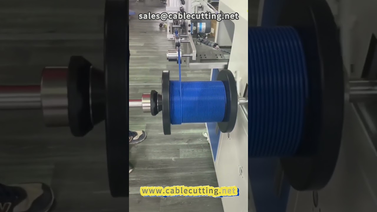 Máquina bobinadora profesional de 3 husillos para cable y alambre | Procesamiento y atado automático