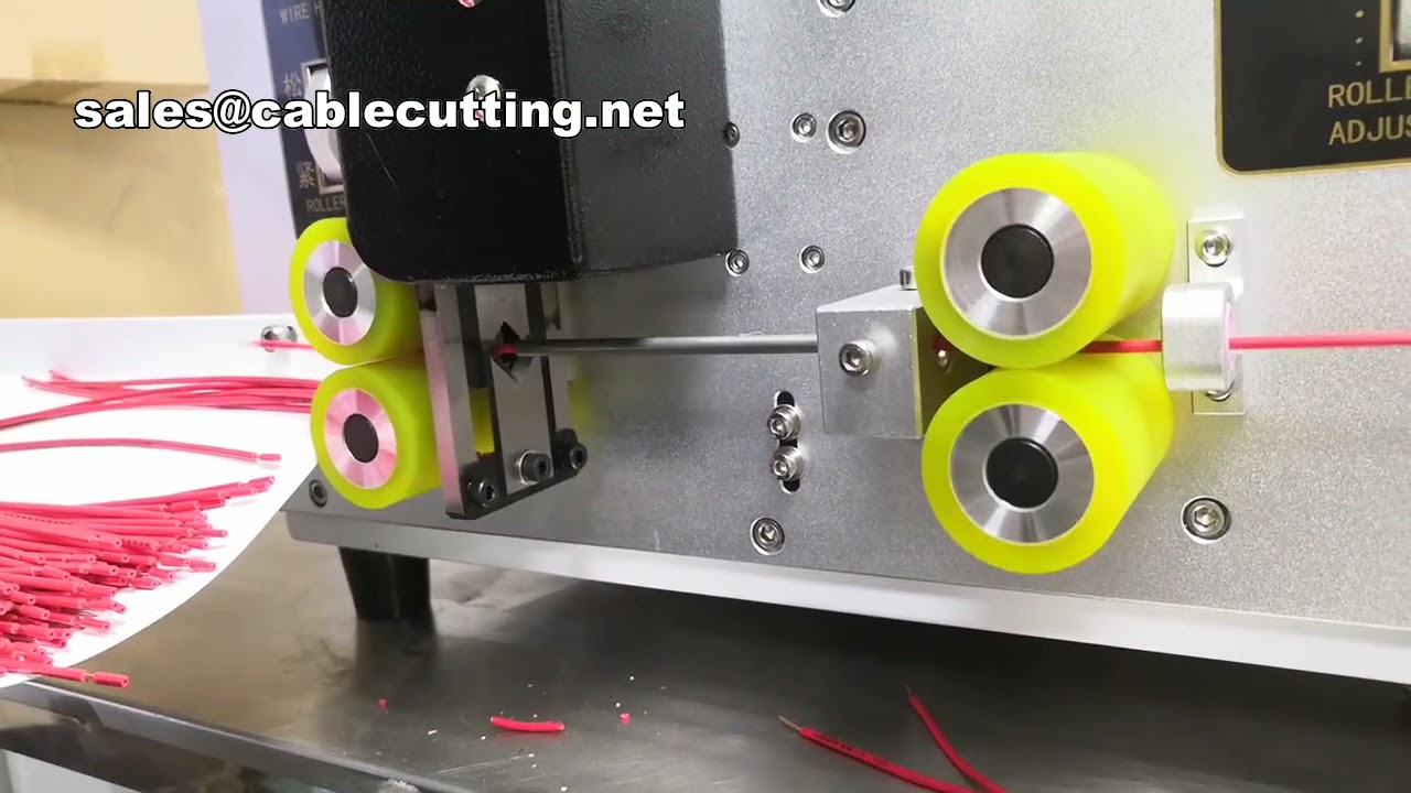 Máquina Pelacables con Ruedas de Acero y Caucho | Equipo de Corte y Pelado Eficiente