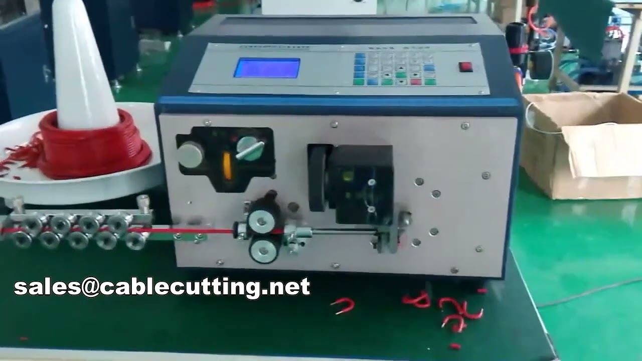 Máquina Automática de Pelar, Doblar y Cortar Cables WPM-09SB
