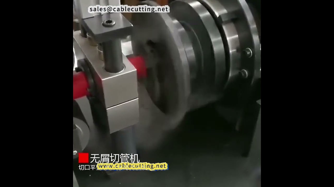 Máquina cortadora automática de tubos de plástico y nailon - Corte sin virutas