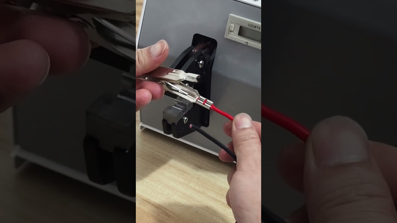 Máquina Eléctrica de Engarce para Pinzas Cocodrilo – La Herramienta Definitiva #fábrica #máquina