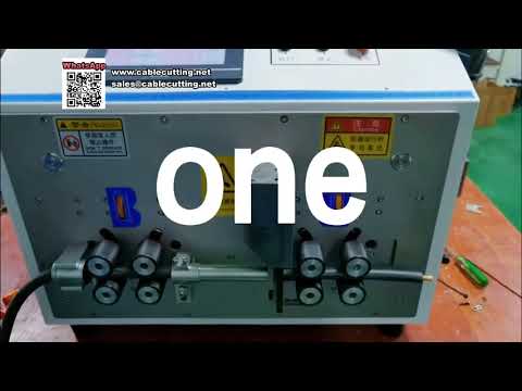 Máquina Automática de Corte y Pelado de Cables de 35 mm² con Sistema de Prensa Servo y Control Computerizado