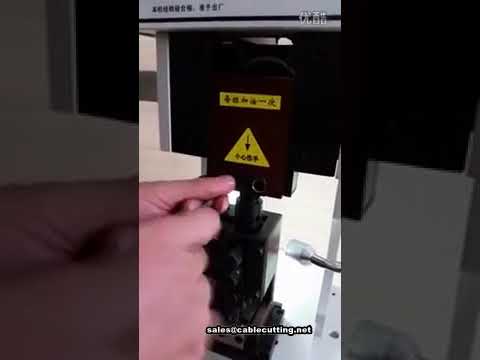 Máquina de crimpado de terminales: operación y depuración | Video tutorial
