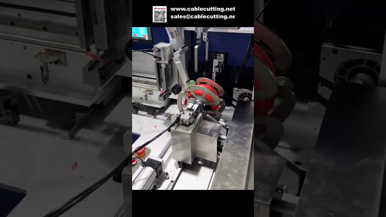 Máquina automática de alta eficiencia para corte, bobinado y atado de alambre