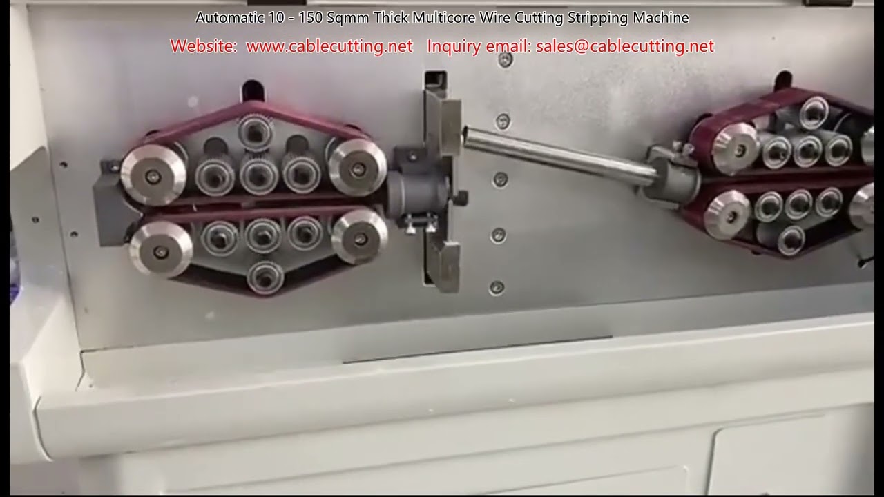 Máquina Automática para Pelar y Cortar Cables Multiconductores de 10 a 150 mm²