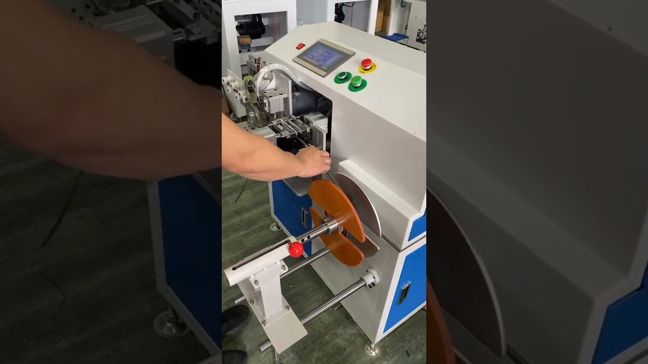 Máquina Automática de Conteo, Clasificación, Pelado, Corte, Bobinado y Enrollado de Cables de Doble Extremo