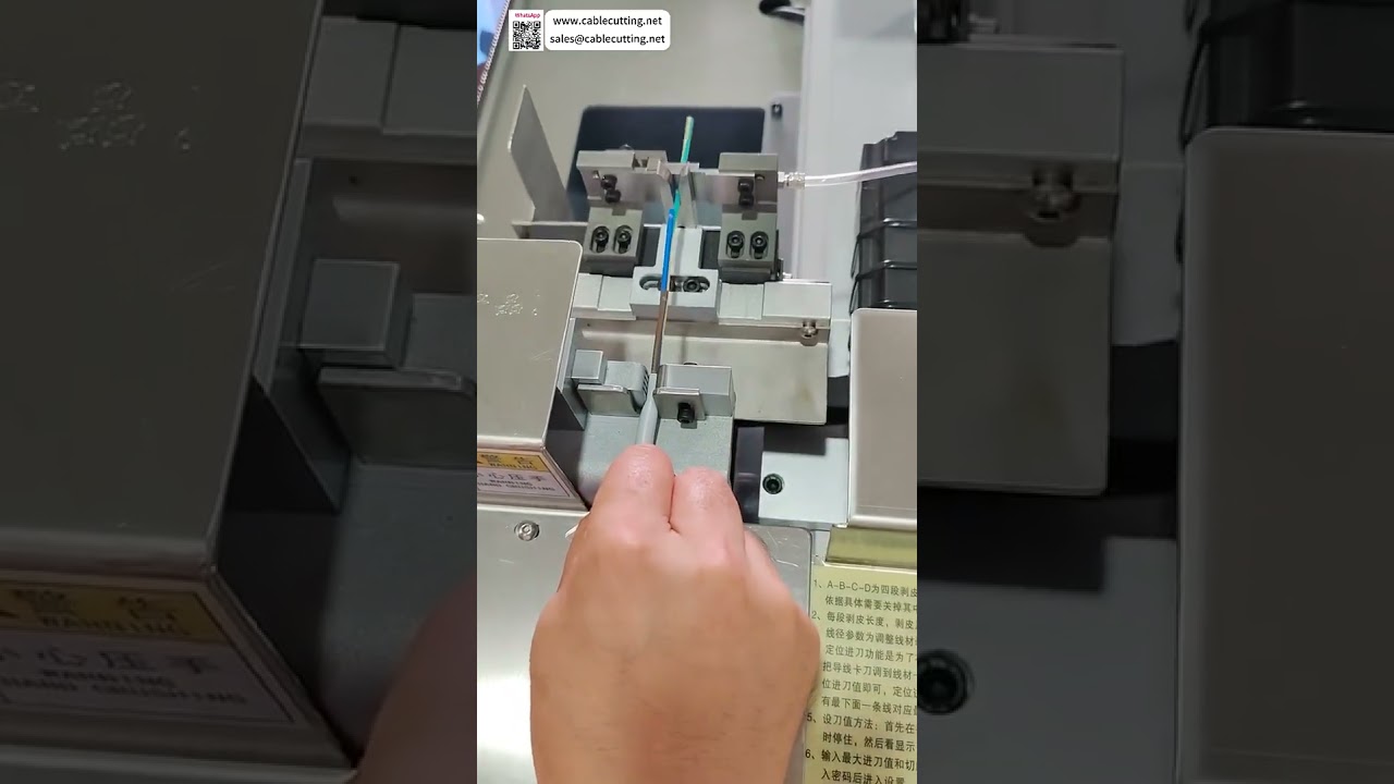 Máquina automática de corte y pelado de cables largo-corto: optimiza la producción de cables de alimentación