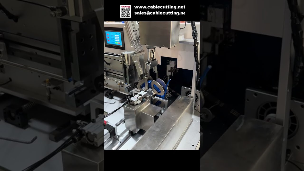 Máquina Automática para Conteo, Corte, Bobinado y Atado de Cables - Eficiencia Industrial