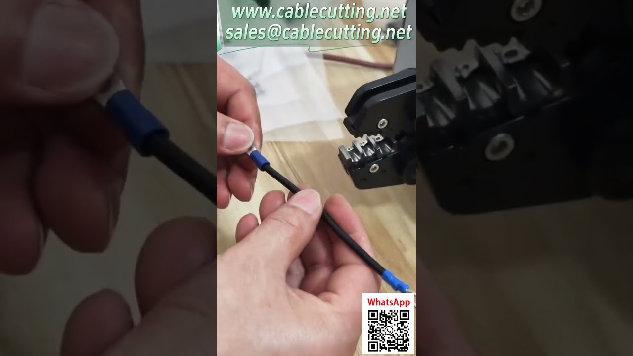 Máquina de Crimpado Neumática para Terminales | Cambio Rápido de Molde para 0.25-16 mm² #Automatización