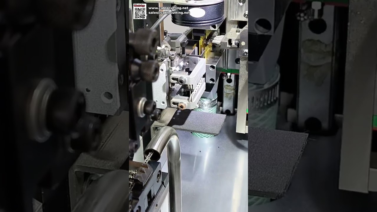 Máquina de Crimpado de Terminales Totalmente Automática con Sistema Avanzado de Inspección por Visión CCD