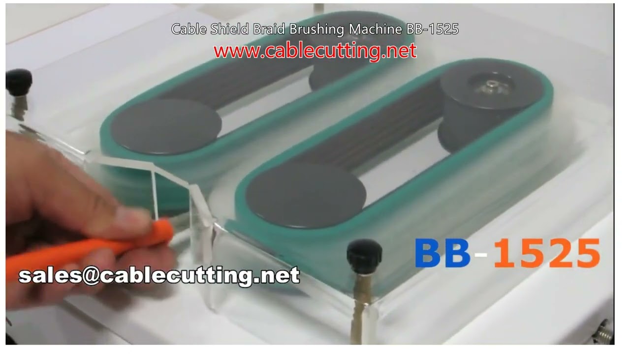 Máquina Cepilladora de Trenzado de Blindaje BB-1525 | Automatización Precisa