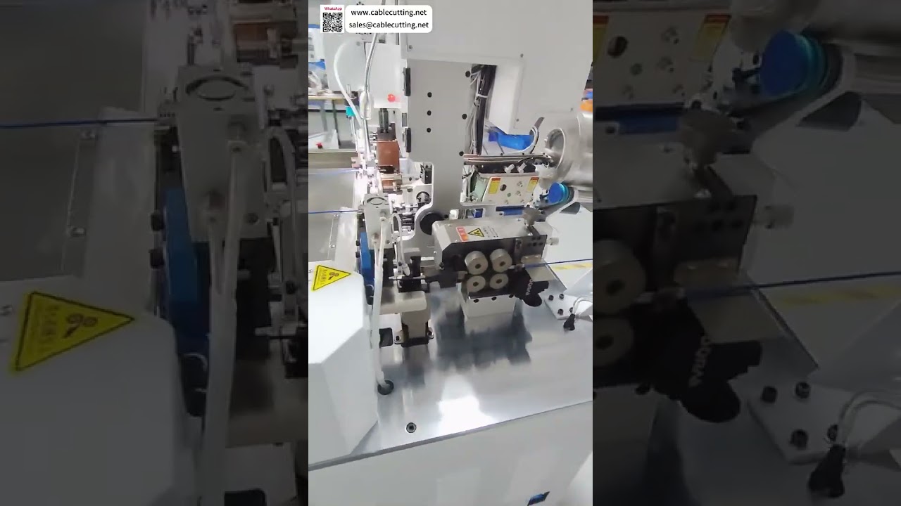 Máquina Procesadora de Arnés de Cables de Gran Tamaño con Inserción de Sello Impermeable | Crimpadora Automática de Terminales