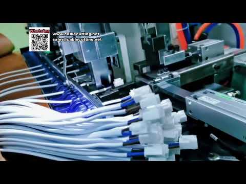 Máquina inteligente de inserción automática de alojamientos para arneses de cables