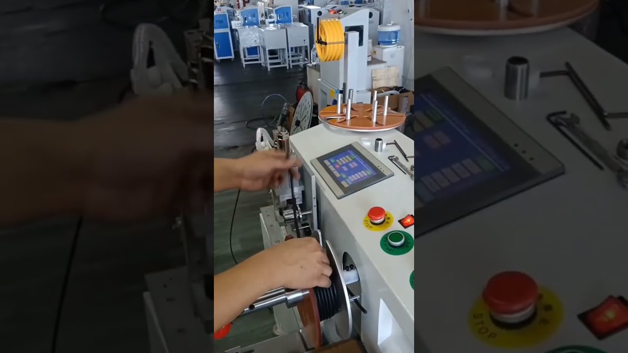 Máquina Todo en Uno para Contar, Travesar, Cortar, Bobinar y Atar Cables Eléctricos
