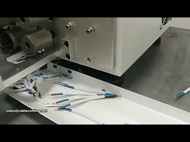 Máquina Automática de Corte, Pelado y Torsión de Cables