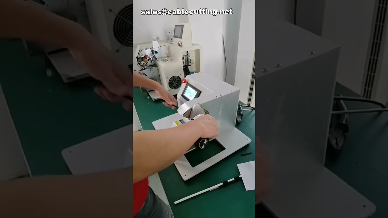 Máquina Envolvedora de Cinta y Bobinadora de Arneses para Cables