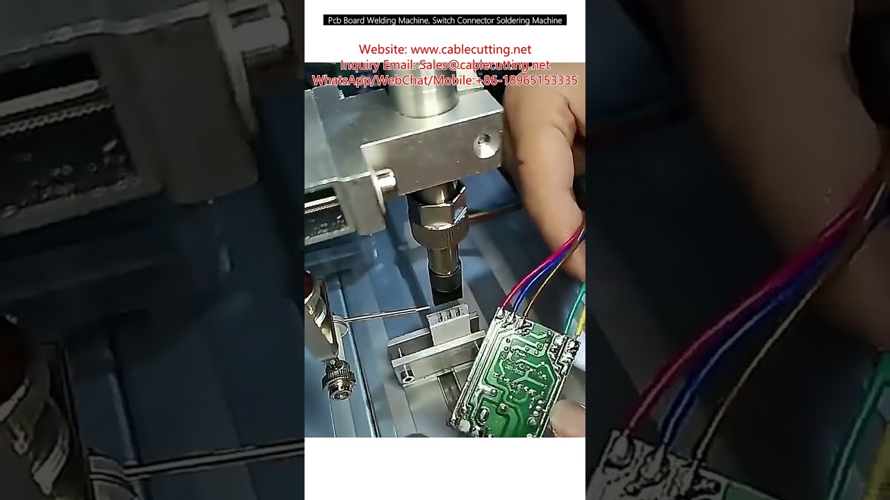 Máquina de Soldadura Automática para PCB y Conectores: Equipo de Alta Precisión