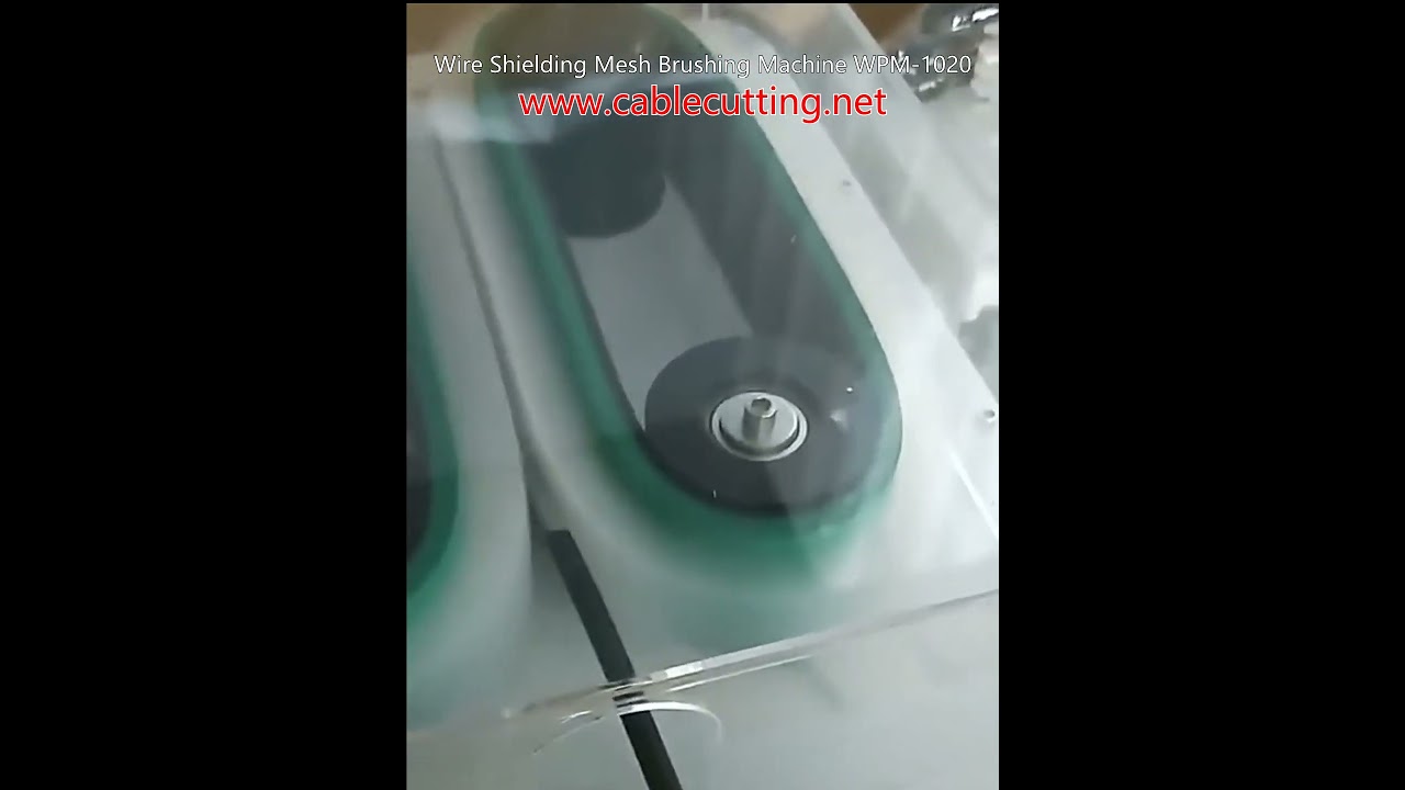 Máquina cepilladora de malla para blindaje de cables WPM-1020 | Procesamiento automatizado