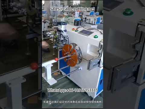 Máquina contadora, cortadora, bobinadora y atadora de cables y alambres | Eficiencia en producción
