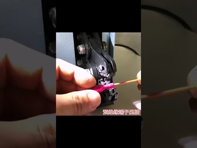 Máquina de Crimpado de Terminales 60W 220V | Prensadora Eléctrica en Frío para Fábrica
