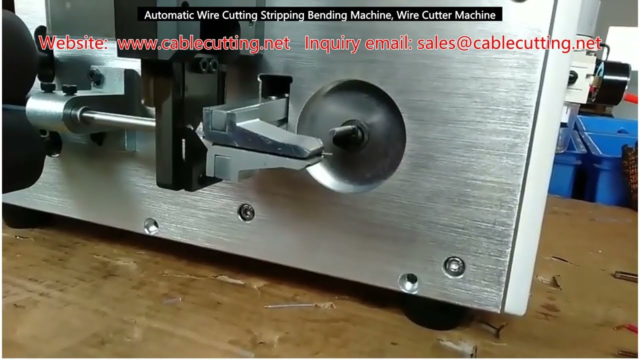 Máquina Automática de Corte, Pelado y Doblado de Cables | Cortadora de Cables Industrial