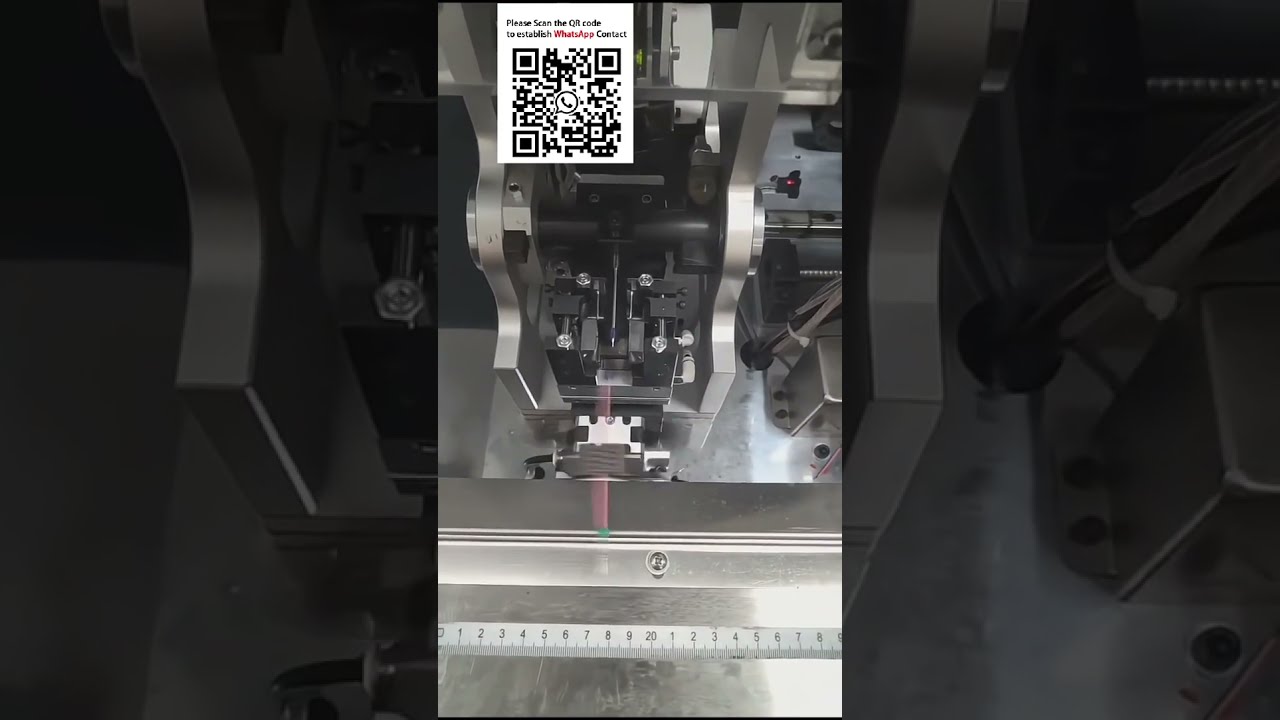 Máquina Automática de Doble Crimpado y Doble Inserción de Sello Impermeable | Crimpadora de Terminales