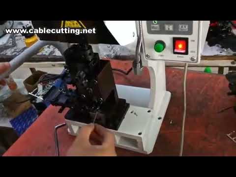 Máquina de Crimpado de Terminales Eléctricos - Equipo Automatizado para Cables