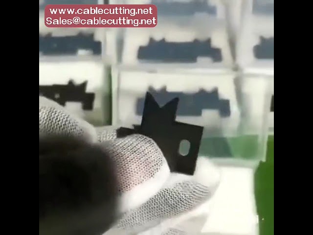 Máquina Automática de Pelar y Cortar Cables de Computadora con Cuchilla de Acero de Alta Velocidad y Tungsteno