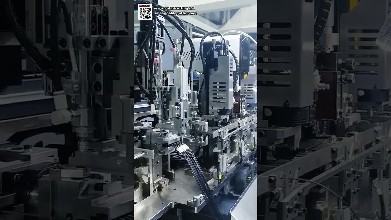 Máquina Automatizada de Crimpado de Terminales e Inserción de Conectores Industriales