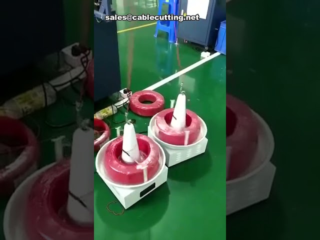 Máquina Alimentadora Automática de Bobinas Rotativas | Manipulación y Entrega de Carretes de Alambre