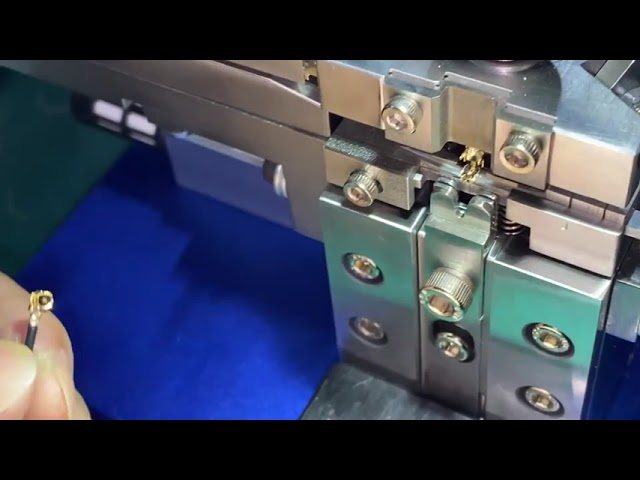 Máquina Crimpadora de Cable Coaxial IPEX RG6F | Herramienta de Crimpado para Cables de 0.81-1.78mm