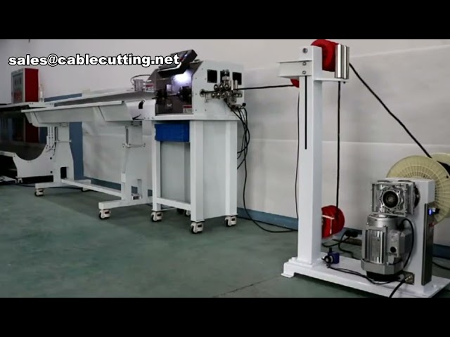 Máquina pelacables multipolar con bastidor de recogida de 2 metros - Procesamiento eficiente