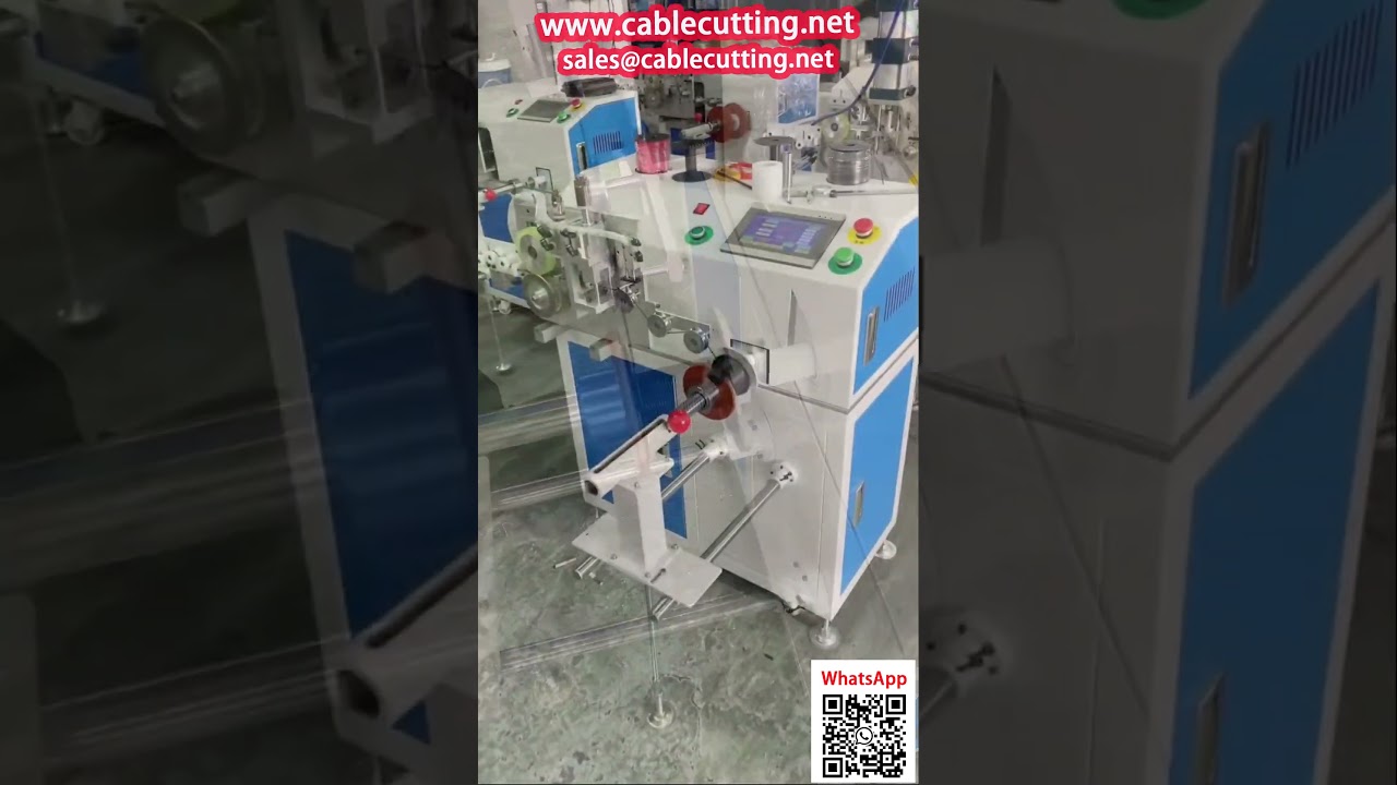 Máquina Enrolladora y Contadora de Bobinas con Alineación Servo de Precisión para Cable Electrónico