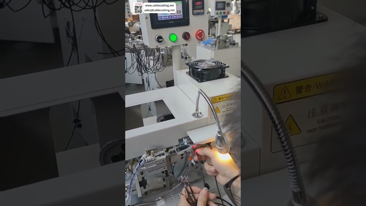 Máquina Automática para Hornear Tubos con Corte de Longitud Ajustable, Inserción y Horneado Integrado