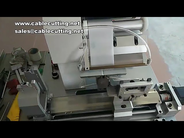 Máquina enrolladora y etiquetadora automática de alambre de ultra alta precisión
