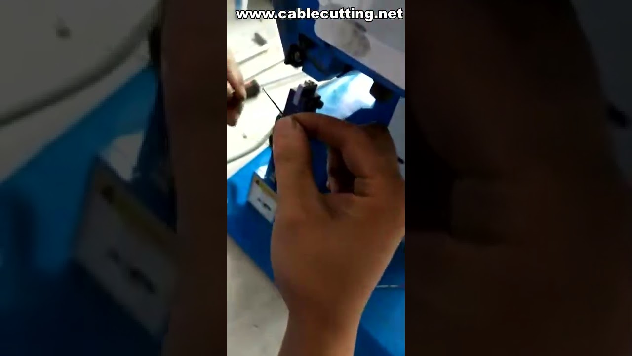 Máquina de crimpado y empalme para tiras de cobre | Equipo para cableado y fabricación de auriculares