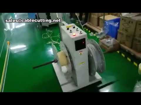 Máquina automática de corte, pelado, enrollado y atado de alambre