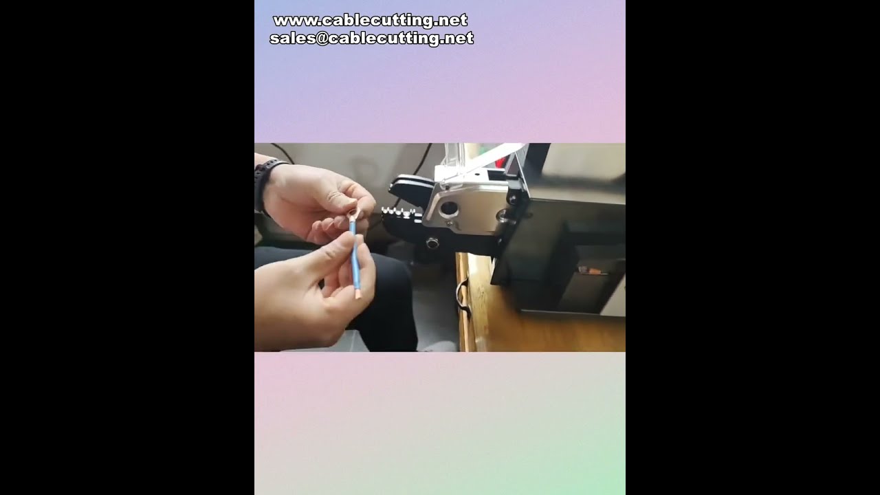 Máquina de Crimpado de Terminales Eléctrica Pura con Pelado y Corte de Cable #fábrica #máquina #bricolaje