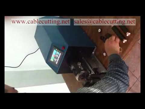 Máquina Peladora de Cable Coaxial Automática
