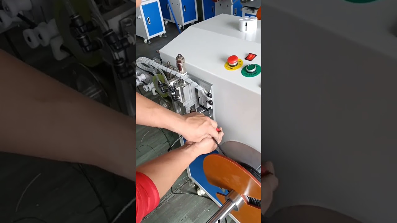 Máquina Automática de Conteo, Travesía, Corte, Bobinado y Atado de Cable (1-15mm, Capacidad 15kg)