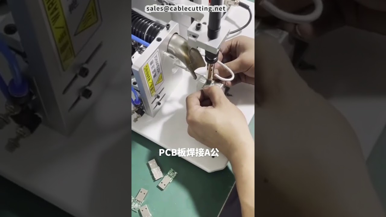 Máquina de Soldadura y Equipo para Arnés: Demostración Industrial
