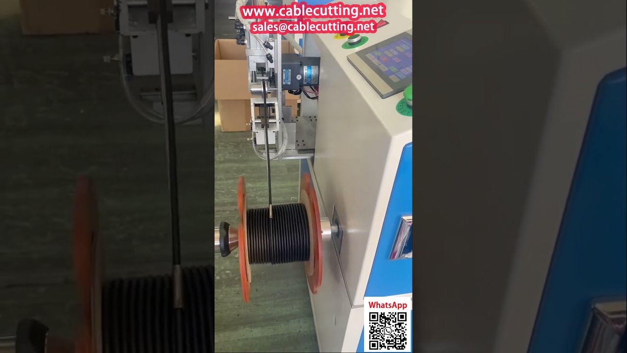 Máquina automática de bobina con contador para alambre de papel-plástico sin núcleo
